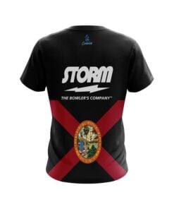 Alternative view of Storm Florida Flag CoolWick Bowling Jersey
