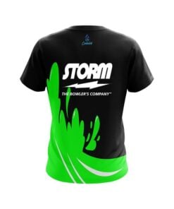 Alternative view of Storm Green Splash CoolWick Bowling Jersey
