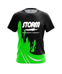 Storm Green Splash CoolWick Bowling Jersey