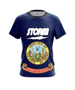 Storm Idaho Flag CoolWick Bowling Jersey