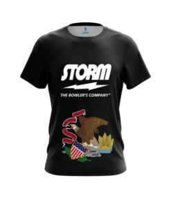 Storm Illinois Flag CoolWick Bowling Jersey