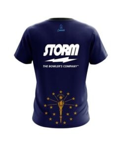 Alternative view of Storm Indiana Flag CoolWick Bowling Jersey