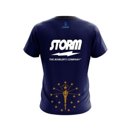 Storm Indiana Flag CoolWick Bowling Jersey - Image 2