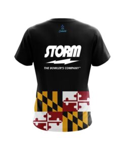 Alternative view of Storm Maryland Flag CoolWick Bowling Jersey
