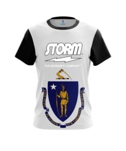 Storm Masssachucets Flag CoolWick Bowling Jersey