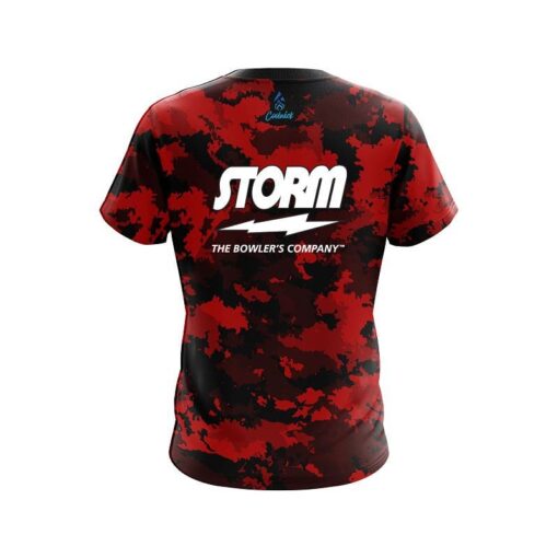 Storm Military Red CoolWick Bowling Jersey - Image 2
