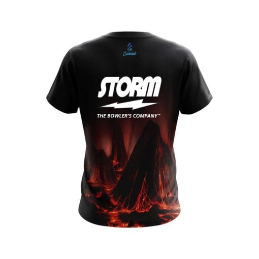 Storm Molten Volcano CoolWick Bowling Jersey - Image 2