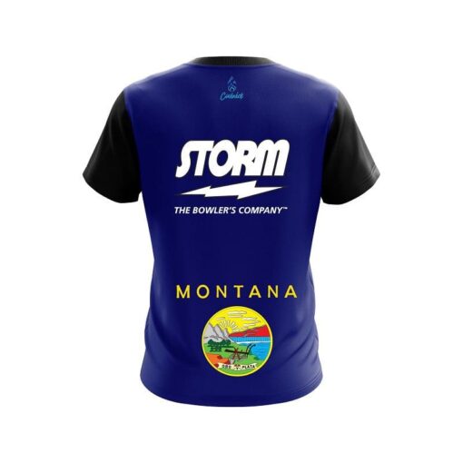 Storm Montana Flag CoolWick Bowling Jersey - Image 2