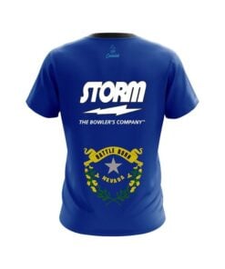 Alternative view of Storm Nevada Flag CoolWick Bowling Jersey
