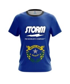 Storm Nevada Flag CoolWick Bowling Jersey