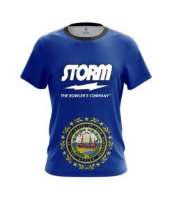 Storm New Hampshire Flag CoolWick Bowling Jersey