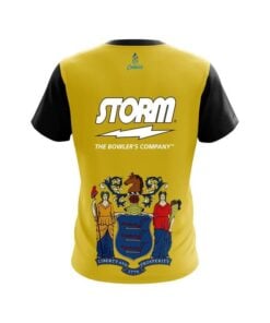 Alternative view of Storm New Jersey Flag CoolWick Bowling Jersey