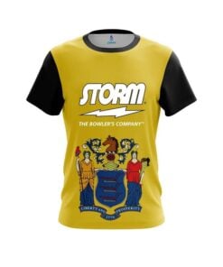 Storm New Jersey Flag CoolWick Bowling Jersey