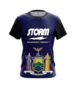 Storm New York Flag CoolWick Bowling Jersey