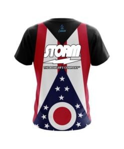 Alternative view of Storm Ohio Flag CoolWick Bowling Jersey