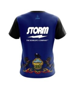 Alternative view of Storm Pennsylvania Flag CoolWick Bowling Jersey