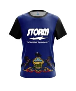 Storm Pennsylvania Flag CoolWick Bowling Jersey