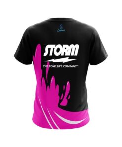 Alternative view of Storm Pink Splash CoolWick Bowling Jersey