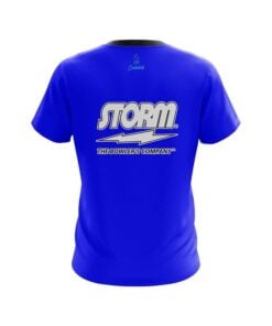 Alternative view of Storm Plain Blue CoolWick Bowling Jersey