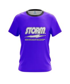 Storm Plain Purple CoolWick Bowling Jersey