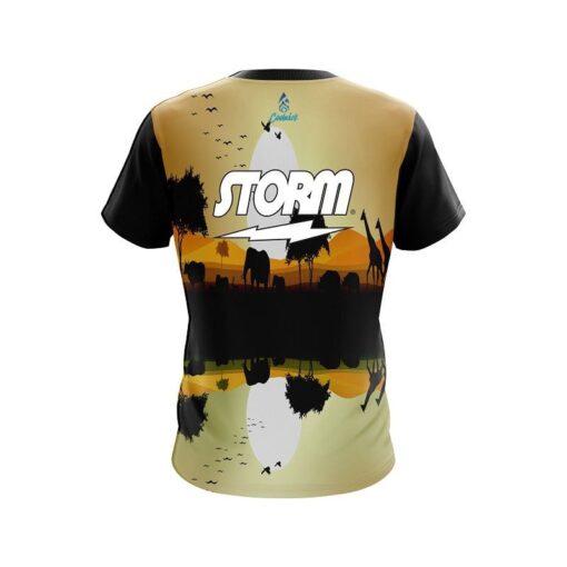 Storm Wondering Sahara CoolWick Bowling Jersey - Image 2