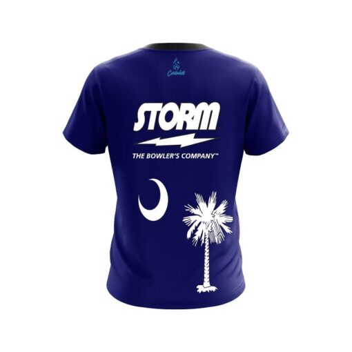 Storm South Carolina Flag CoolWick Bowling Jersey - Image 2