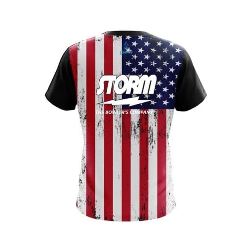 Storm USA Flag CoolWick Bowling Jersey - Image 2