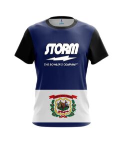 Storm West Virginia Flag CoolWick Bowling Jersey