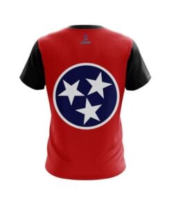 Alternative view of Plain Tennessee Flag CoolWick Bowling Jersey