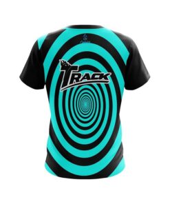 Alternative view of Track Aqua Swirl CoolWick Bowling Jersey