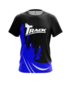 Track Blue Splash CoolWick Bowling Jersey