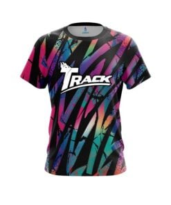 Track Colorful Art CoolWick Bowling Jersey