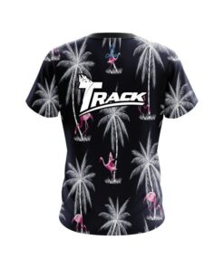 Alternative view of Track Flamingo Palms CoolWick Bowling Jersey