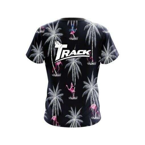 Track Flamingo Palms CoolWick Bowling Jersey - Image 2