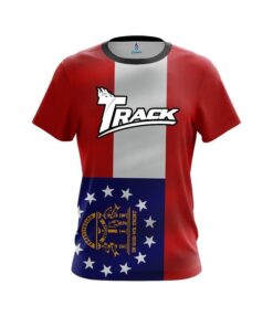 Track Georgia Flag CoolWick Bowling Jersey