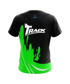Alternative view of Track Green Splash CoolWick Bowling Jersey