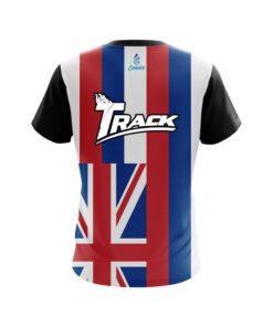 Alternative view of Track Hawaii Flag CoolWick Bowling Jersey