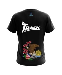 Alternative view of Track Illinois Flag CoolWick Bowling Jersey