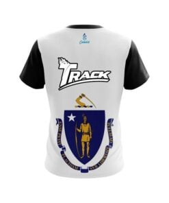 Alternative view of Track Masssachucets Flag CoolWick Bowling Jersey