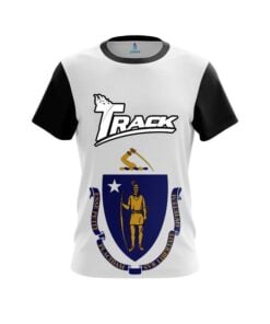 Track Masssachucets Flag CoolWick Bowling Jersey