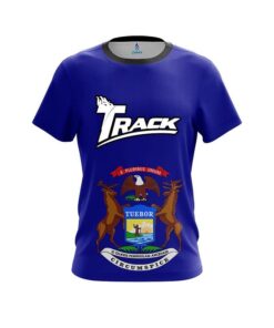 Track Michigan Flag CoolWick Bowling Jersey