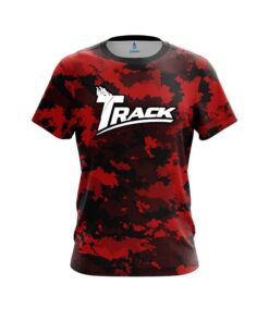 Track Military Red CoolWick Bowling Jersey