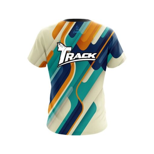 Track Modern Stripe CoolWick Bowling Jersey - Image 2