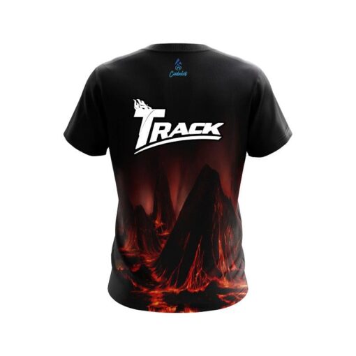 Track Molten Volcano CoolWick Bowling Jersey - Image 2