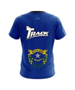 Alternative view of Track Nevada Flag CoolWick Bowling Jersey