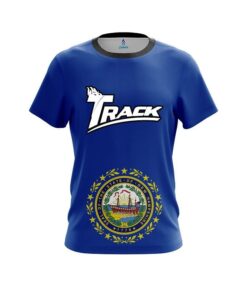 Track New Hampshire Flag CoolWick Bowling Jersey