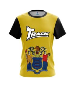 Track New Jersey Flag CoolWick Bowling Jersey