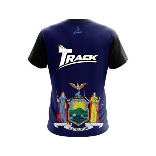 Track New York Flag CoolWick Bowling Jersey - Image 2