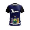Track North Dakota Flag CoolWick Bowling Jersey
