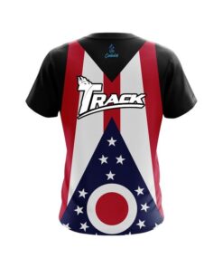 Alternative view of Track Ohio Flag CoolWick Bowling Jersey